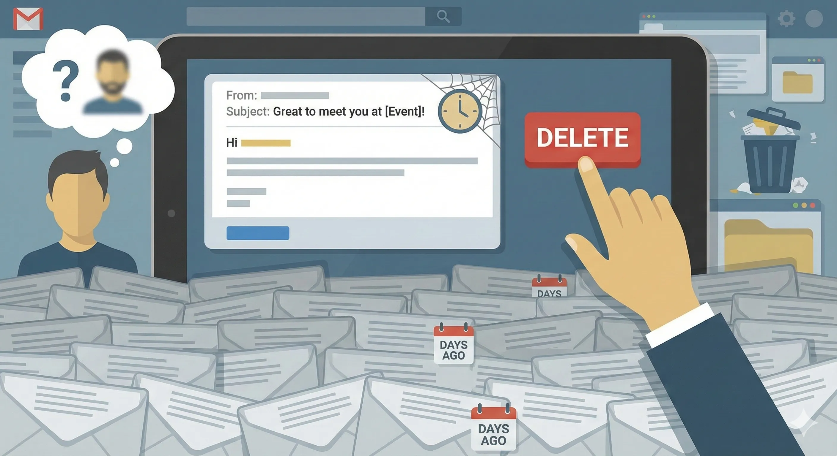 Follow-ups are slow and generic